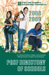 2008–2009 directory of schools - PrintingTechnology - home