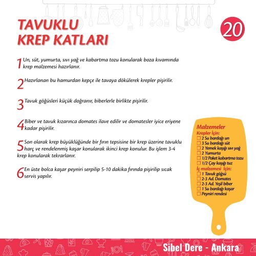 Tavukla Yaratıcı Tarifler Yemek Kitabı 1