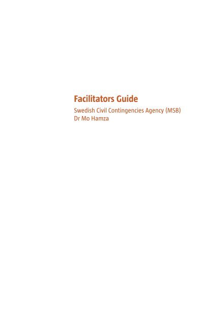Facilitators Guide