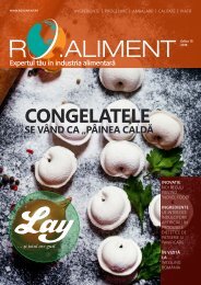 Revista Ro.aliment editia 10 - revista specialistilor din industria alimentar