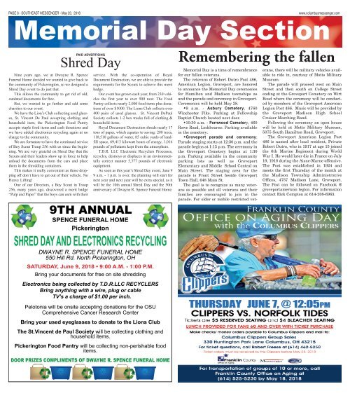 Southeast Messenger - May 20th 2018