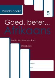 Gr 5 Goed Beter Afrikaans Werkboek