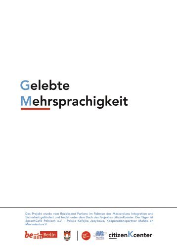 Gelebte Mehrsprachigkeit | Kalender 2018