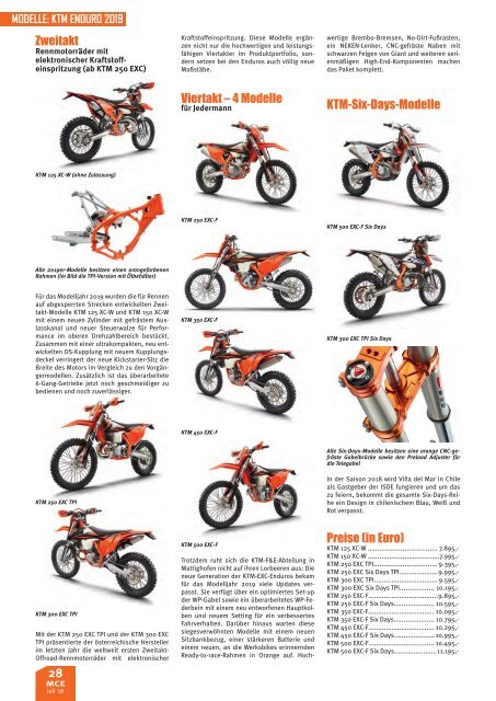 Motocross Enduro Ausgabe 07/2018