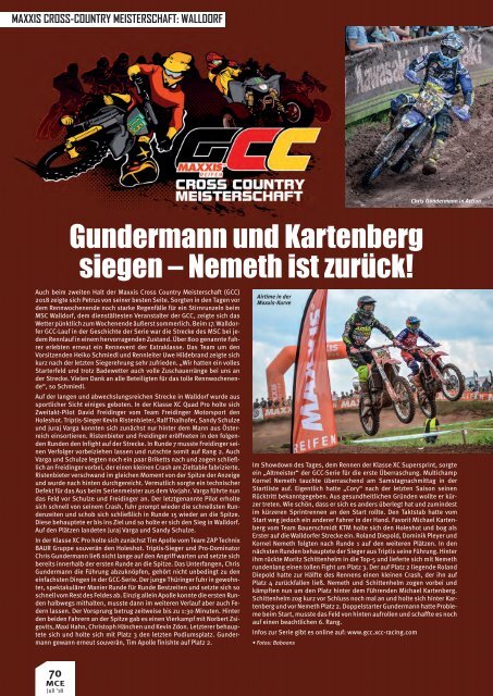 Motocross Enduro Ausgabe 07/2018