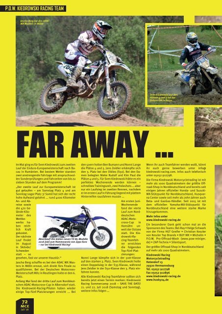 Motocross Enduro Ausgabe 07/2018