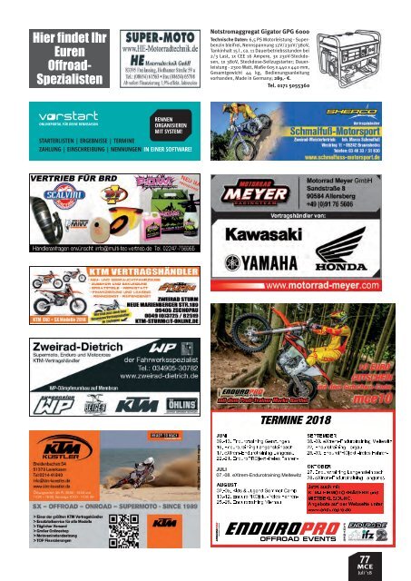 Motocross Enduro Ausgabe 07/2018