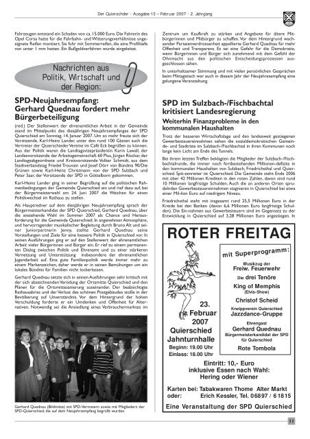 Saarwald-Verein eV - Der Quierschder