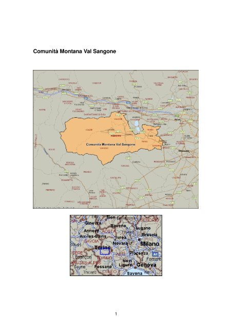 Scheda Val Sangone - Regione Piemonte