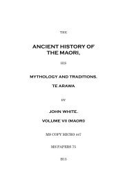 Volume I - New Zealand Electronic Text Centre