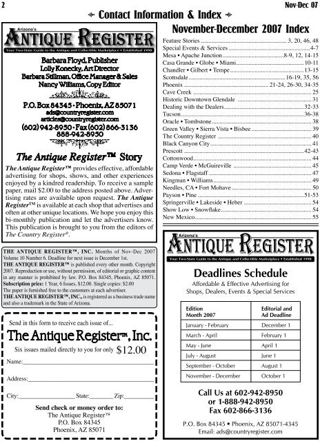 The Antique Register