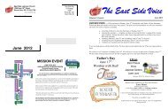 Newsletter 06 June 2012.pub - East Side Lutheran Church