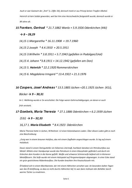 Ahnenliste van Laak - Ahnenforschung / Genealogie der Familien ...