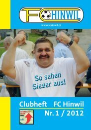 Clubheft FC Hinwil Nr. 1 / 2012