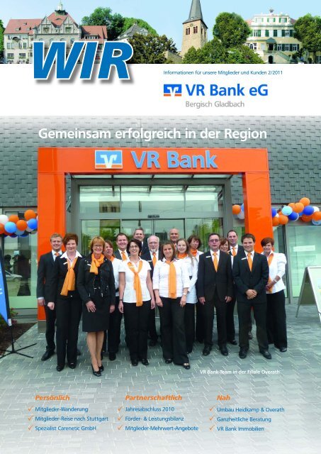 Gemeinsam erfolgreich in der Region - VR Bank eG Bergisch ...