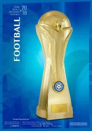 Some Really Different Trophies - Soccer 2018