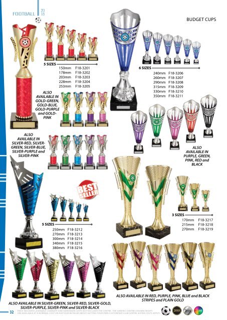 Some Really Different Trophies - Soccer 2018