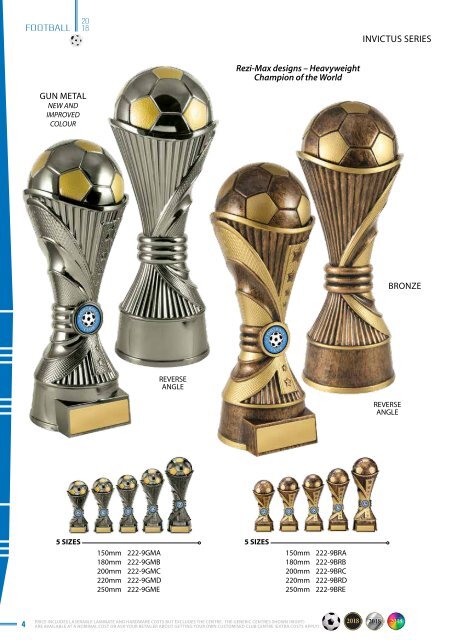Some Really Different Trophies - Soccer 2018