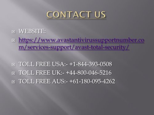 Avast Total Security +1-844-393-0508