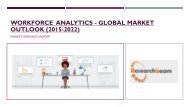 Workforce Analytics - Global Market Outlook (2015-2022)