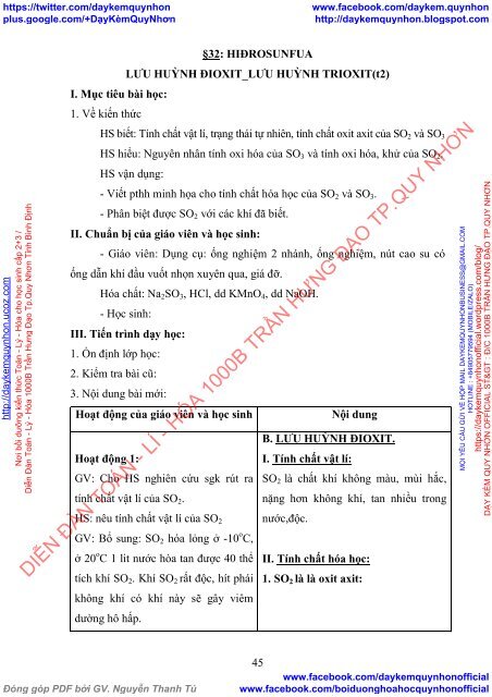 Xây dựng và sử dụng bài tập có bối cảnh thực tiễn trong dạy học Chương Oxi - Lưu huỳnh lớp 10 nhằm tích cực hóa hoạt động học tập của học sinh