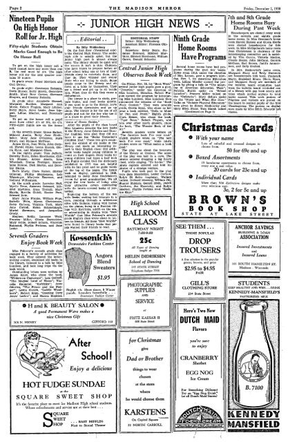 December 2, 1938 (The Madison Mirror, 1925 - 1969)