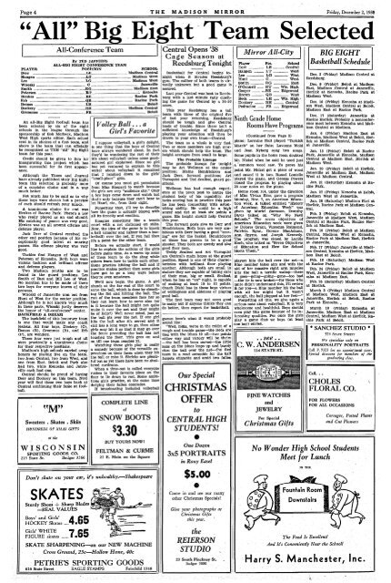 December 2, 1938 (The Madison Mirror, 1925 - 1969)