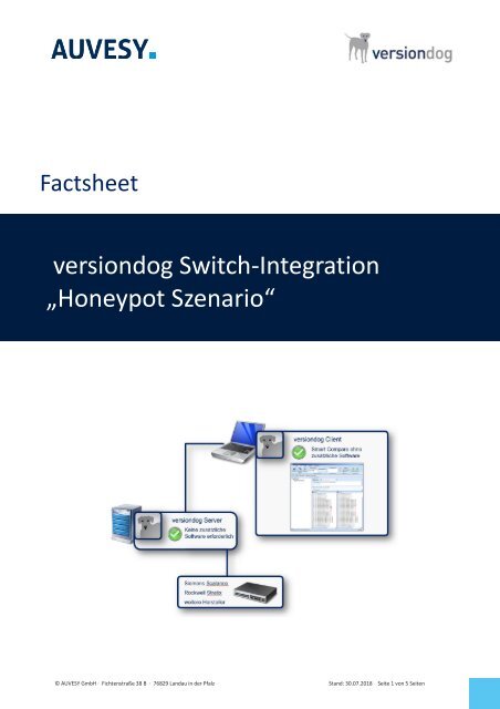 Factsheet - versiondog Switch Integration