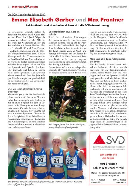 Sportclub Aktuell - Ausgabe Mai 2018