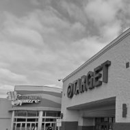 Target department store few paces to the south of Indianapolis dental implant specialist Washington Square Cosmetic & Family Dentistry