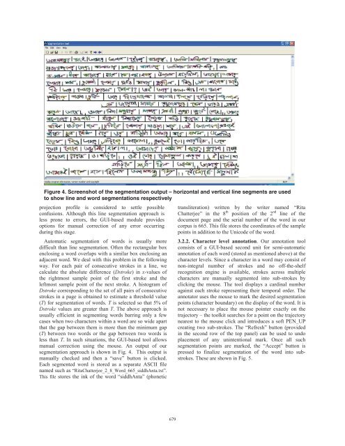 A Semi-automatic Annotation Scheme for Bangla Online ... - icfhr-2012
