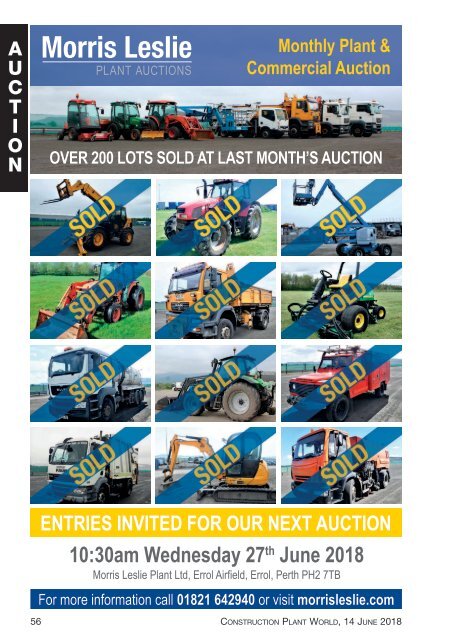 Construction Plant World 14th June 2018