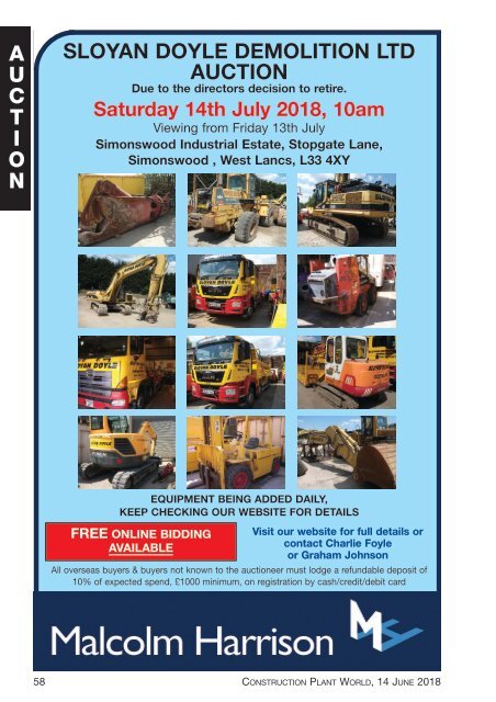 Construction Plant World 14th June 2018