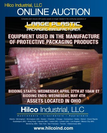 onLIne auCtIon - Hilco Industrial