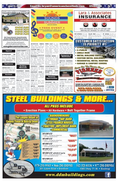 American Classifieds/Thrifty Nickel June 14th Edition Bryan/College Station