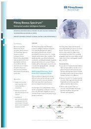 Pitney Bowes® Spectrum™ Enterprise Geocoding Module Datasheet