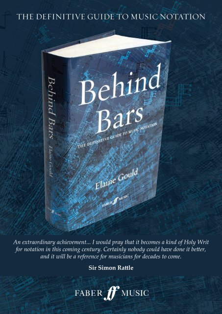 Behind Bars the definitive guide to music notation