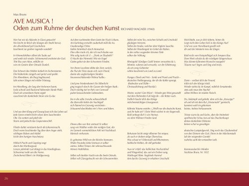 Festschrift - Richard Wagner Verband Minden eV