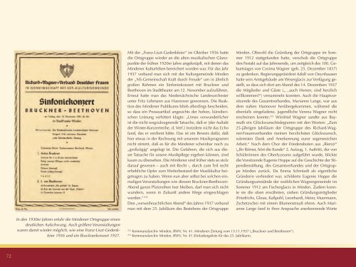 Festschrift - Richard Wagner Verband Minden eV