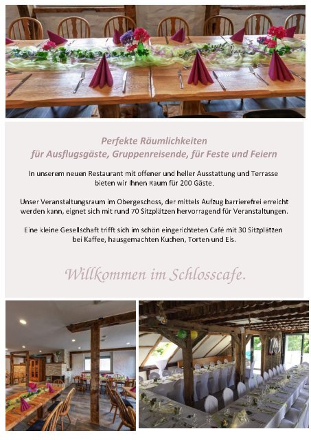 Schlosscafe Restaurant, Café, Konditorei in Beuren