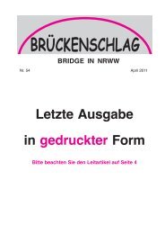 Einladung - Bridgeverband Rhein-Ruhr eV