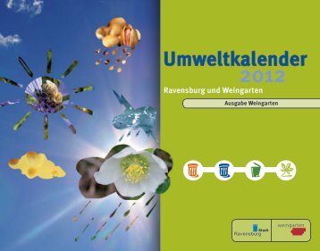 Umweltkalender 2012 - Stadt Weingarten