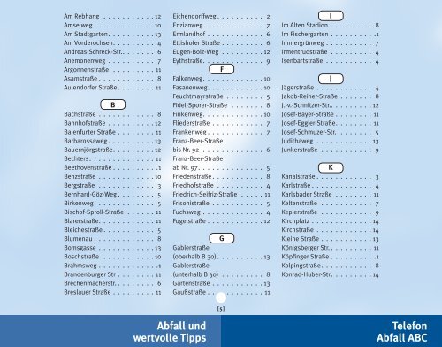 Umweltkalender 2012 - Stadt Weingarten