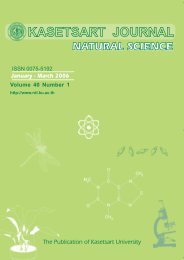 kasetsart journal natural science