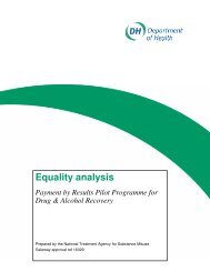 Equality analysis - Department of Health
