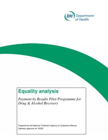 Equality analysis - Department of Health