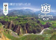 Programa del 193 Aniversario de la Provincia de Caylloma