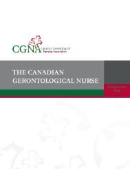 CGNA Newsletter Spring 2018