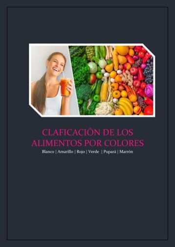 CLAFICACIÓN DE LOS ALIMENTOS POR COLORES