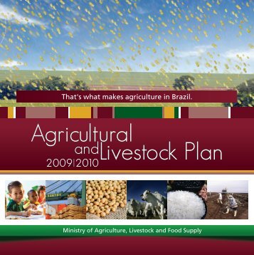 Agricultural and Livestock Plan - Ministério da Agricultura, Pecuária ...
